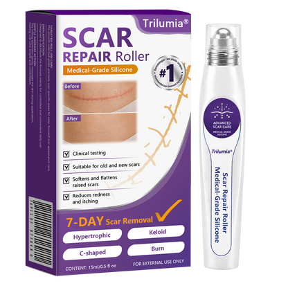 🇦🇺👨‍⚕️Trilumia® Medical-Grade Silicone Scar Repair Roller (For Raised, Red, Firm, Tight & Discoloured Surgical Scars)