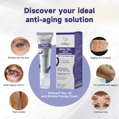 🌟Made in Australia: Rolimey® Emu Oil Anti-Wrinkle Firming Cream (Dermatologist Recommended)