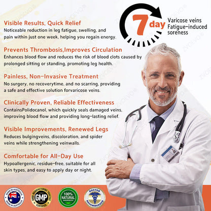 👨‍⚕️🌿Zvoevo® Vein Ease Microneedle Care Patch(For Spider Veins, Varicose Veins, Swelling & Leg Fatigue) - Last Day Promotion 50% OFF