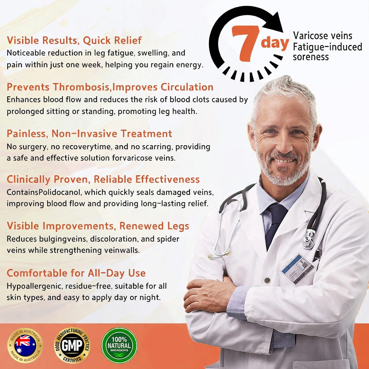 🌟🌿Official AU Store 🇦🇺 | Celsiora® Vein Ease Microneedle Care Patch(For Spider Veins, Varicose Veins, Swelling & Leg Fatigue) - Last Day Promotion 50% OFF