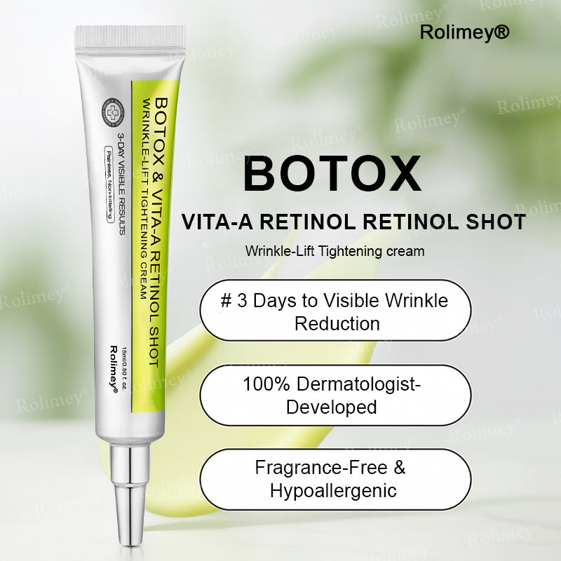 ❤️ ✨Made and shipped from Australia 💫Rolimey® Botox & Vita-A Retinol Shot Wrinkle-Lift Tightening cream - Last Day Promotion 50% OFF