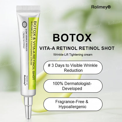 ❤️ ✨Made and shipped from Australia 💫Rolimey® Botox & Vita-A Retinol Shot Wrinkle-Lift Tightening cream - Last Day Promotion 50% OFF