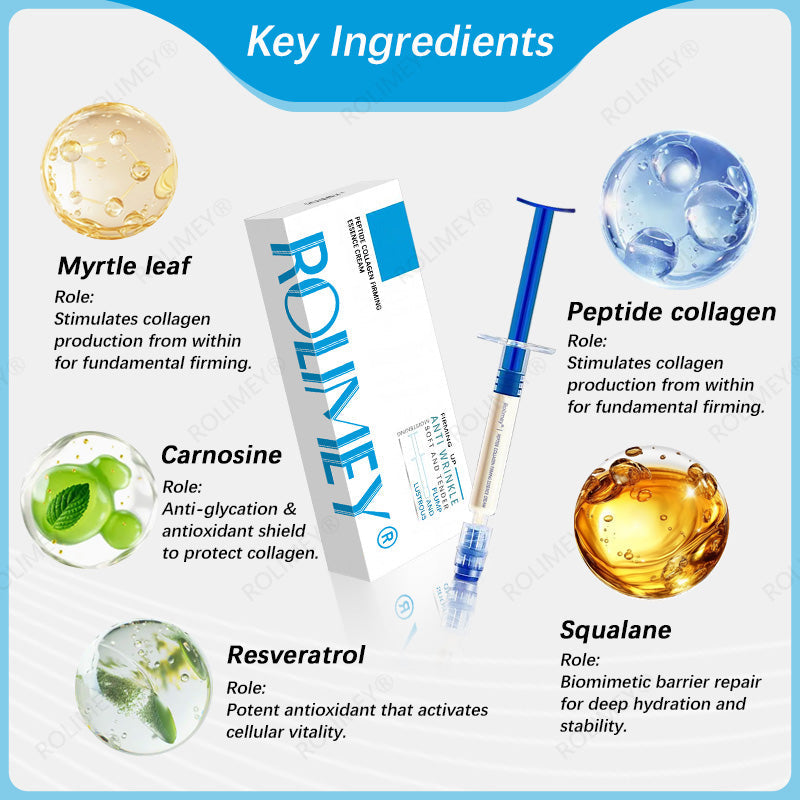⏳💫 Rolimey® Polypeptide Collagen Elastic Essence Cream ⏳(Age-Defying & Wrinkle-Smoothing with Anti-Glycation Support)