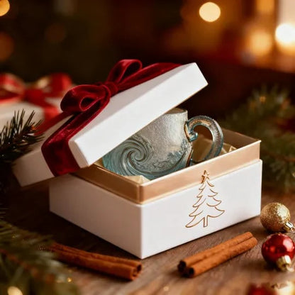 🎄🔥Christmas Best Gifts🔥 Unique Handcrafted Sea Glass Ocean Wave Mug🎁Free Gifts